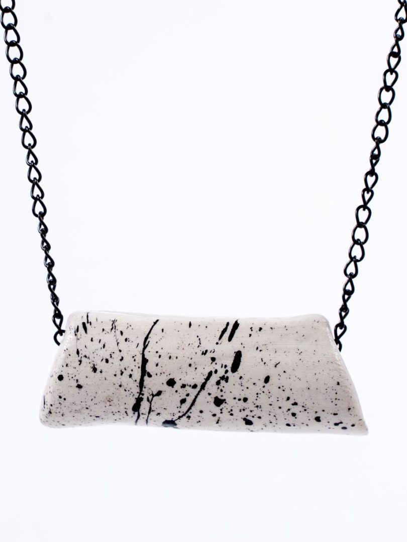 Χειροποίητο κολιέ απο πηλό μοντέλο "Dessert"