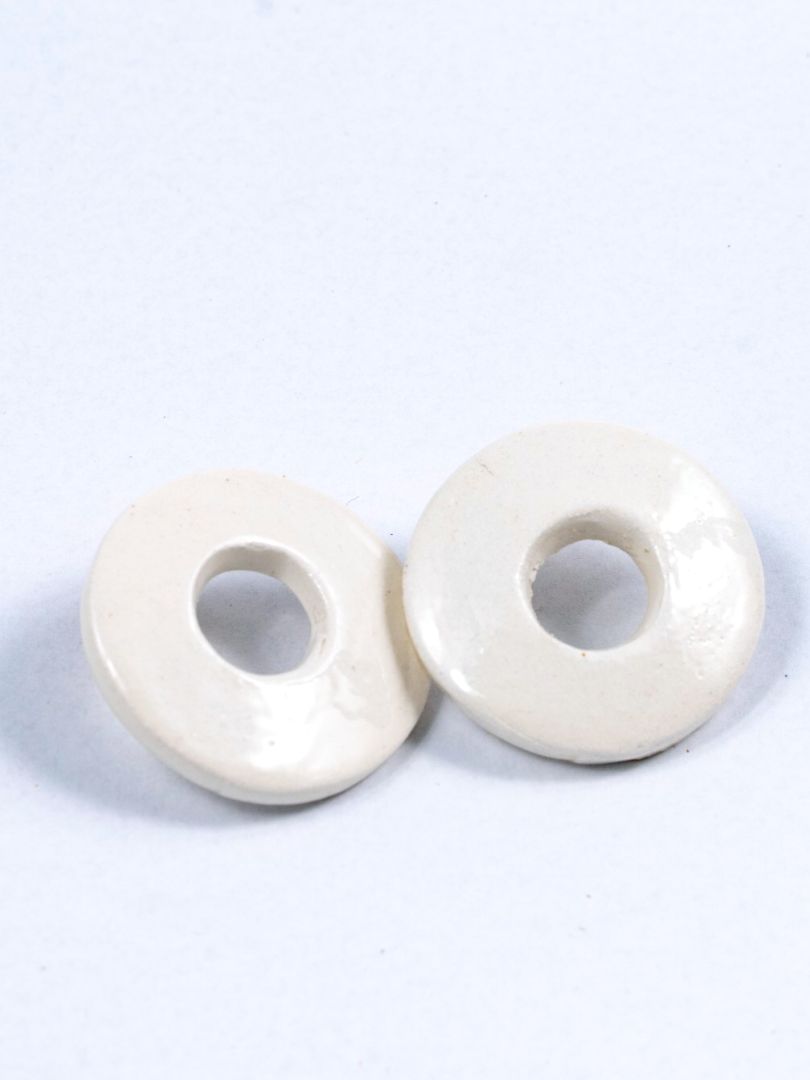 Σκουλαρίκια απο πηλό "Circle"