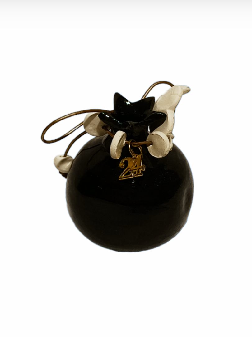 κεραμικό ρόδι μαύρο