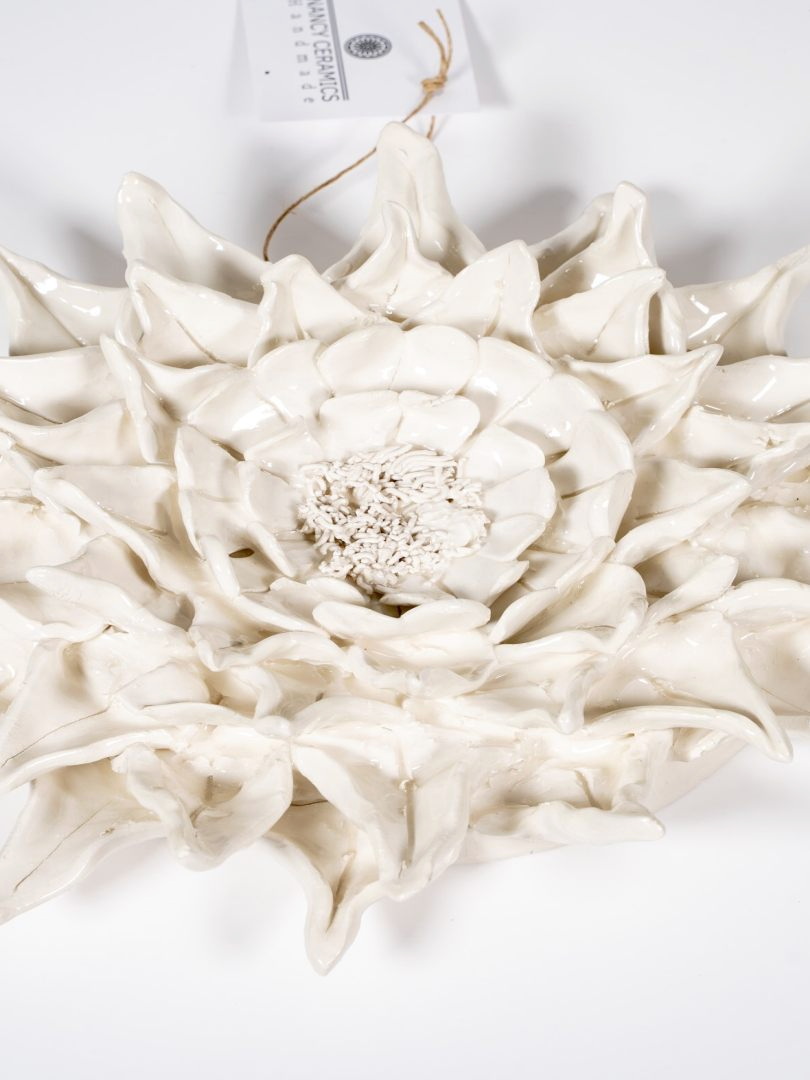 Κεραμικό χρυσάνθεμο διακοσμητικό για τοίχο