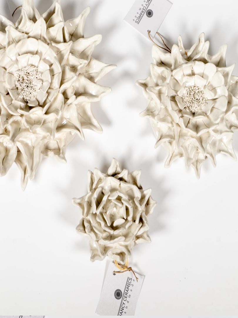 Κεραμικό χρυσάνθεμο μικρό παρουσίαση